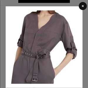 Club Monaco Jumpsuit Gray Size 12 NWT